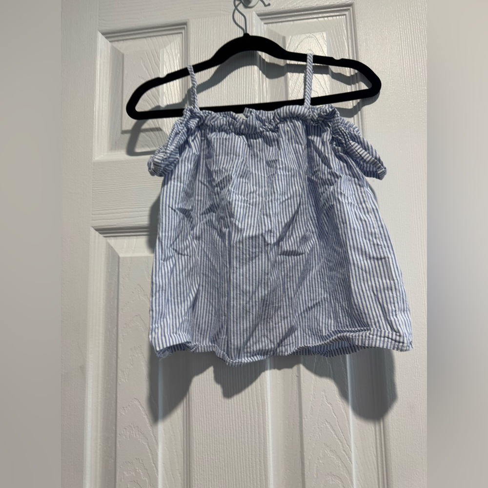 Girls Children’s Place Blue Striped Shirt